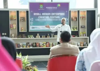 Bupati Tangerang Luncurkan Small Medium Enterprise Creative Festival