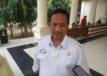 Kepala Biro Pemerintahan, Otonomi Daerah dan Kesejahteraan Masyarakat Setda Provinsi Banten, Gunawan Rusminto. (LUTHFI/SATELITNEWS.COM)