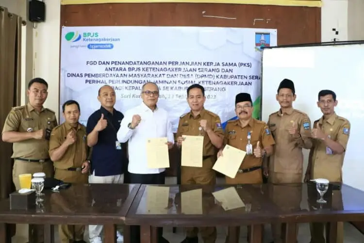 Sebanyak 326 Kepala Desa di Kabupaten Serang, diberi perlindungan BPJS. (ISTIMEWA)