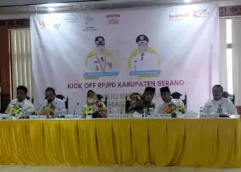 Pemkab Serang menggelar kick off RPJMD, di ruang Tb. Suwandi, Rabu (23/9/2023). (SIDIK/SATELITNEWS.COM)