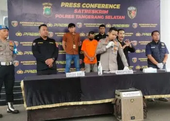 Seorang Penadah dan 22 Motor Hasil Curian Diamankan Polres Tangsel