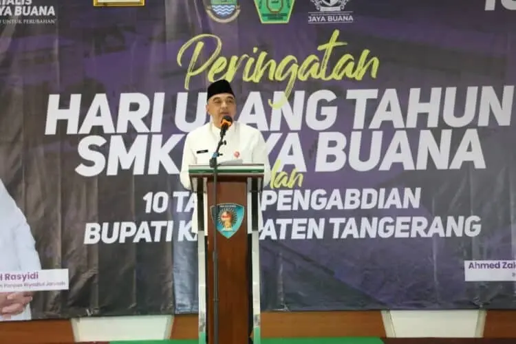 Hadiri Milad, Bupati Tangerang: SMK Jaya Buana Harus Mampu Mencetak Generasi Unggul dan Berakhlak