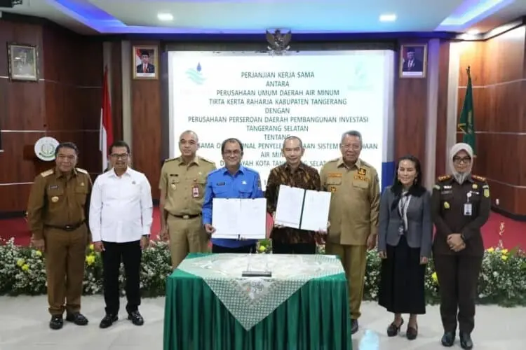Kerjasama Penyediaan Air Bersih Untuk Tangsel Diteken