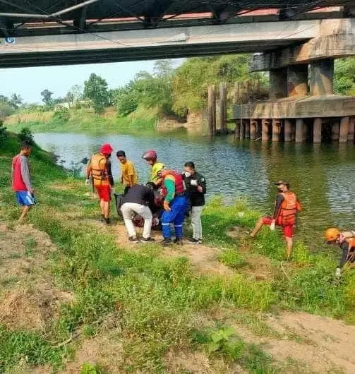 Seorang Pria Asal Serang Diduga Bunuh Diri, Ceburkan Diri di Sungai Ciujung