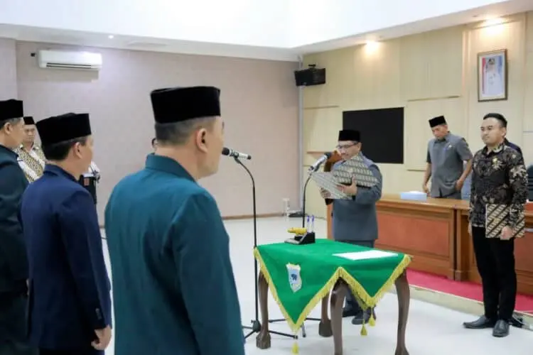 5 Pejabat Eselon II Pemkab Pandeglang Dilantik, 2 Jabatan Masih Kosong