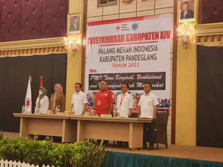 Terpilih Kembali Menjadi Ketua, Gunawan : PMI Pandeglang Siap Tingkatkan SDM