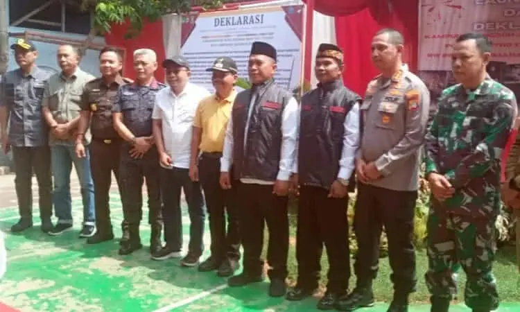 Polres Metro Tangerang Kota Deklarasikan Kampung Tangguh Jaya Bersinar