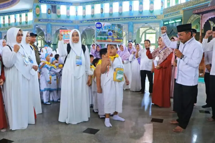 4.000 Siswa PAUD di Kota Tangerang Ikuti Manasik Haji