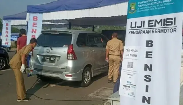 Belum Ada Rencana Sanksi Tilang Bagi Kendaraan Tak Lulus Uji Emisi di Kota Tangerang
