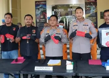 Polres Serang Bekuk Komplotan Pelaku Curanmor, Dua Ditembak