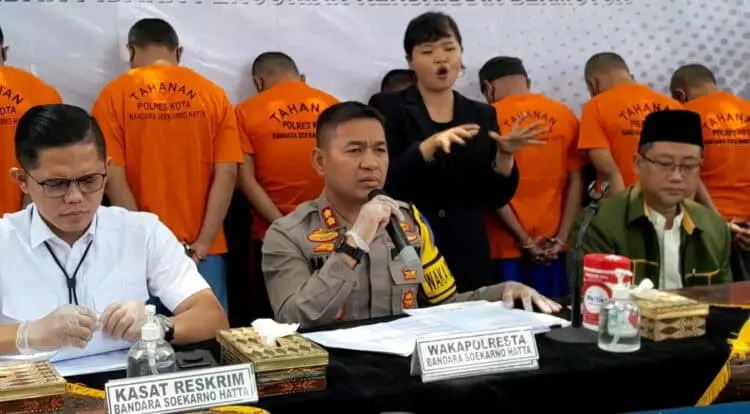 10 Pelaku Curanmor Ditangkap Polres Bandara Soekarno-Hatta