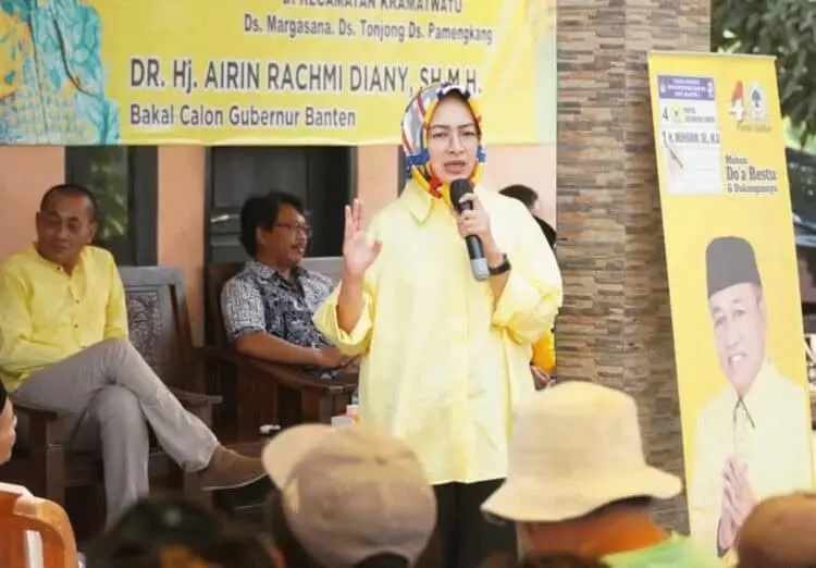 Airin Ingin Jadikan Provinsi Banten Lumbung Padi