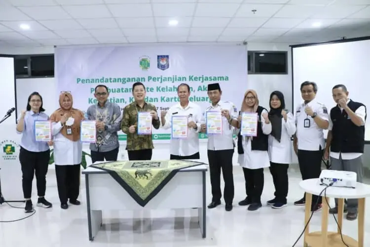 Disdukcapil dan RS Hermina Ciruas Teken Kerjasama Pelayanan Adminduk
