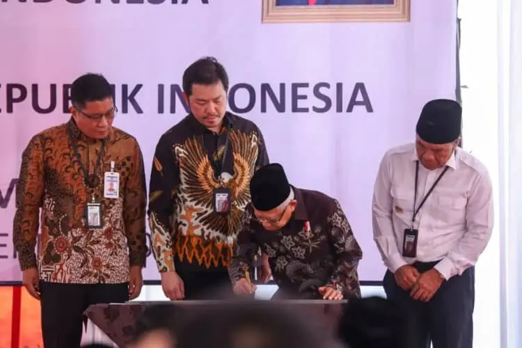 Wapres Ma'ruf Tekankan Industri Baja di Banten Kurangi Emisi dan Terapkan Ekonomi Sirkular