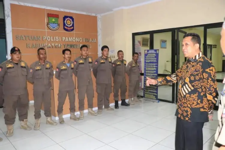 Pj Bupati Tangerang Minta Satpol PP Selalu Siaga