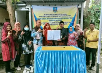 Dinas Kependudukan dan Pencatatan Sipil (Disdukcapil) Kabupaten Serang, terus berinovasi guna meningkatkan capaian dan mempermudah pembuatan administrasi kependudukan atau adminduk yakni, pembuatan akta kelahiran dan kartu identitas anak atau KIA. (ISTIMEWA)