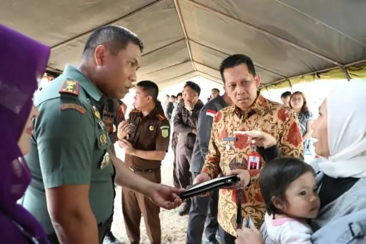 Perkuat Sinergitas, Pj Bupati Tangerang Hadiri HUT ke-78 TNI