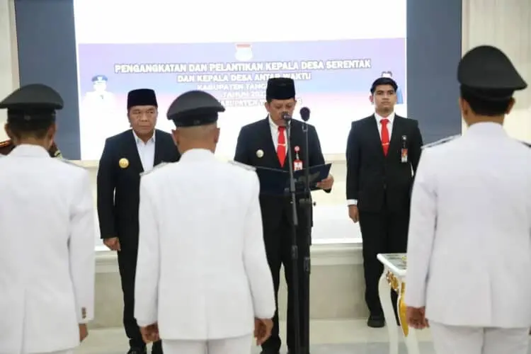 Baru Dilantik, 17 Kades di Kabupaten Tangerang Dapat Tugas Penting dari Pemerintah Pusat