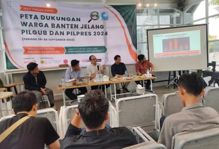 Survei IPRC di Pilgub Banten: Airin 20,2 %, Rano 14,2 % dan WH 10,6 %
