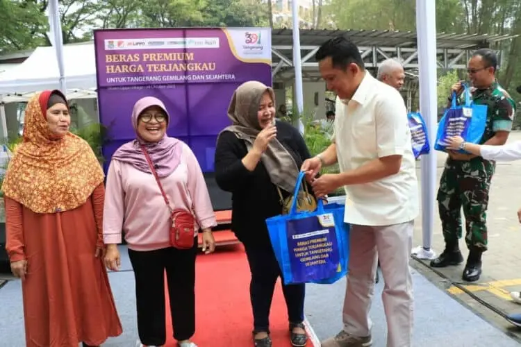 Tekan Inflasi dan Harga Beras, Pj Bupati Andi Gandeng Lippo Gelar Pasar Beras Premium 