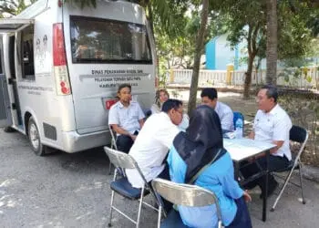 Lebih Dekat dengan Masyarakat, DPMPTSP Kabupaten Serang Buka Pelayanan Mobil Keliling
