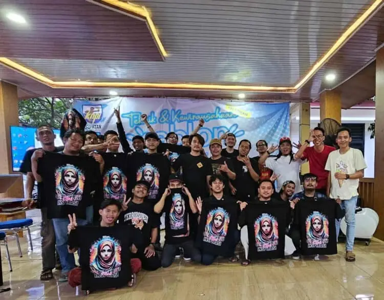 KNPI Sepatan Gelar Pelatihan Teknik dan Bisnis Sablon
