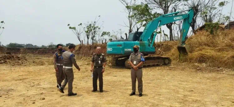 Galian Tanah di Mekar Baru dan Kronjo Distop Satpol PP Kabupaten Tangerang