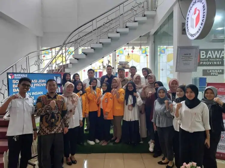 Bawaslu Banten Maksimalkan Pojok JDIH, Sarana Mahasiswa Melakukan Penelitian