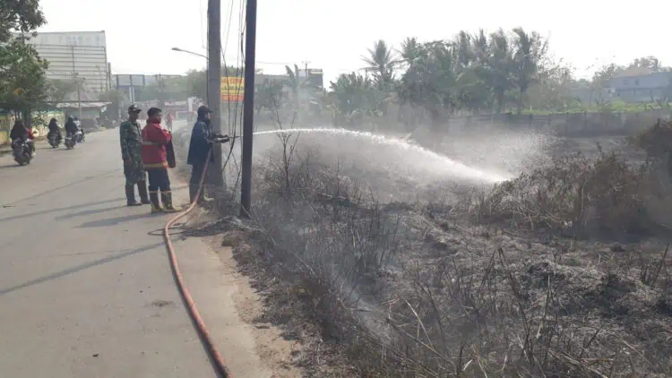 4 Lapak, Rumah, Ilalang Terbakar di Kabupaten Tangerang