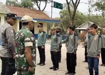 Anggota Linmas Desa Sodong Dibekali Teknis Pengamanan TPS