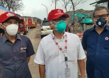 PMI Kota Tangerang Sigap Tangani Warga Terdampak Kebakaran TPA Rawa Kucing
