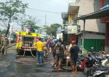 Bengkel Motor di Lebak Ludes Terbakar, Kerugian Diperkirakan Puluhan Juta