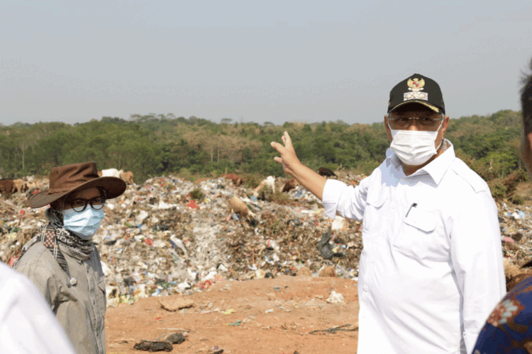 Sampah Tangsel Dibuang ke Lebak