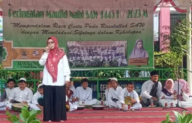 SD Negeri Gebang Raya 1 Kota Tangerang Gelar Maulid Nabi