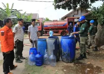 23 Wilayah Kekeringan, BPBD Tangsel Terus Salurkan Air Bersih