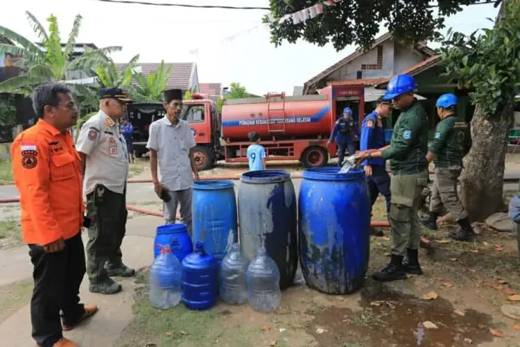 23 Wilayah Kekeringan, BPBD Tangsel Terus Salurkan Air Bersih