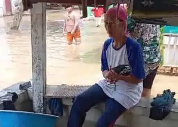 Sungai Cisadane Tiba-tiba Meluap, Ribuan Warga Teluknaga Kebanjiran