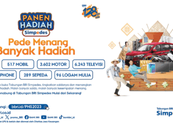 Menabung di BRI Simpedes, Aman Uangnya, Ribuan Hadiahnya