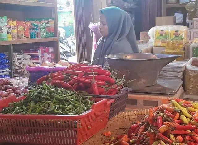 Harga Cabai Rawit di Pasar Anyar Tangerang Bikin Pedagang Menjerit