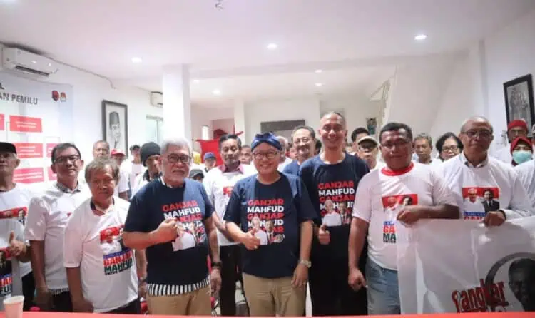 Serius Dukung Ganjar-Mahfud, Relawan Jangkar Baja Rilis Kaos Pemenangan
