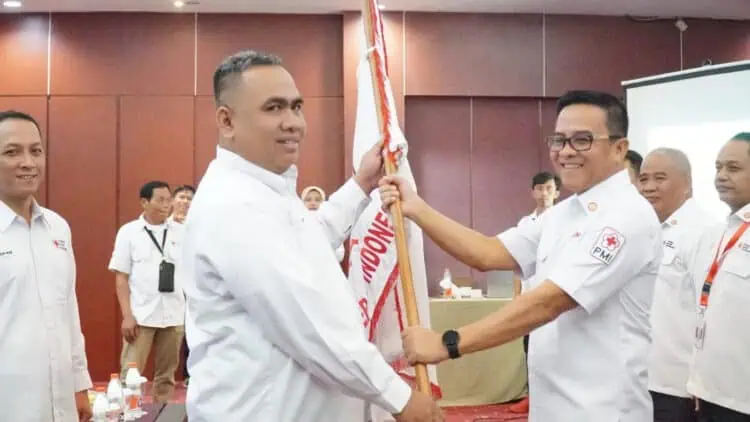 Dilantik Kembali Jadi Ketua PMI Pandeglang, Gunawan: Kita Pegang Teguh Prinsip Dasar Kemanusiaan