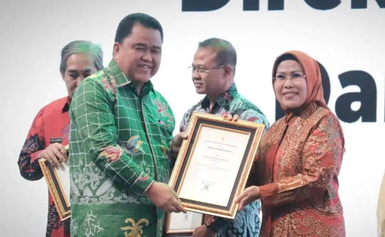 Bupati Serang Ratu Tatu Chasanah, raih penghargaan dari Kemenkes RI. (ISTIMEWA)