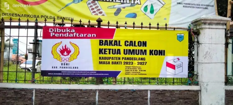 Penjaringan Calon Ketua Umum KONI Pandeglang Dibuka, Ini Syarat dan Ketentuannya