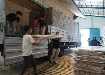 KPU Kabupaten Serang mulai terima logistik, jelang Pemilu 2024. (ISTIMEWA)