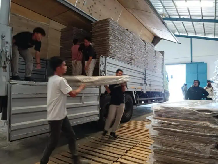 Terima Logistik Pemilu 2024, KPU Kabupaten Serang Pastikan Gudang Tidak Bocor dan Banjir