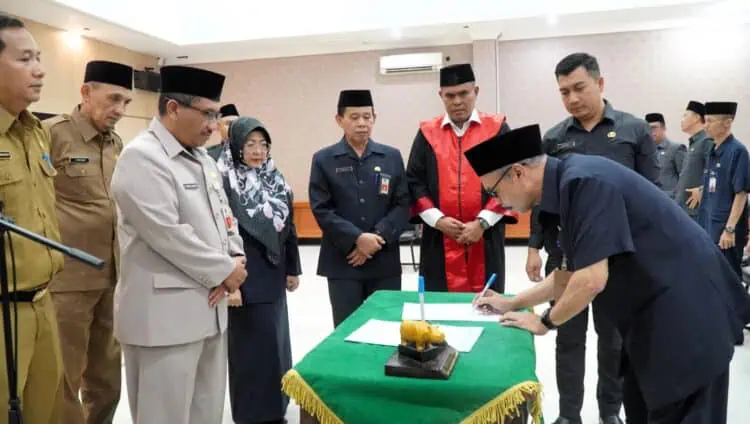 Diklaim untuk Tingkatkan Kinerja, Puluhan Pejabat di Lingkungan Pemkab Pandeglang Dirotasi