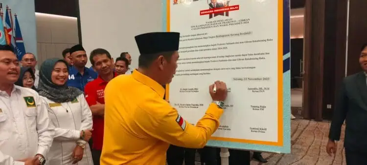 Jadi Ketua TKD Kabupaten Serang, Fahmi Instruksikan Kader Menangkan Prabowo- Gibran