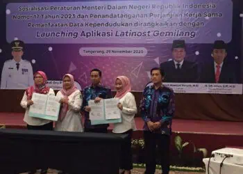 Dinas Dukcapil Kabupaten Tangerang Launching Aplikasi Latinost Gemilang