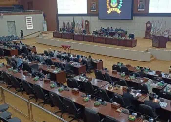 DPRD Banten gelar Rapat Paripurna, pengesahan APBD TA 2024, Rabu (29/11/2023). (ISTIMEWA)