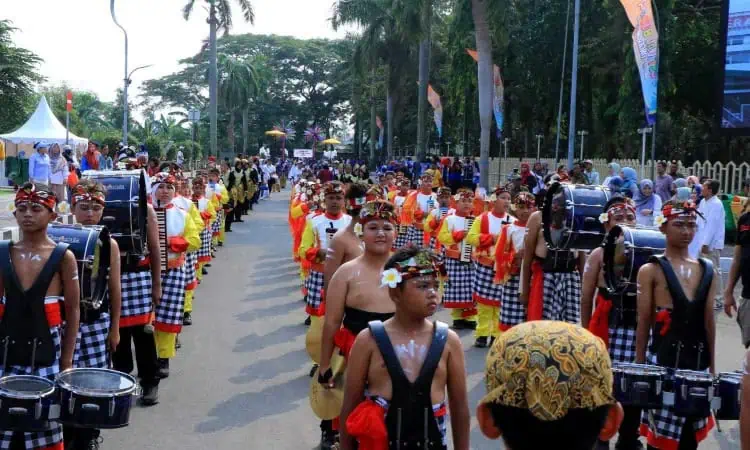 Dibuka Wakil Wali kota Tangerang, Ribuan Peserta Ikuti Kompetisi Drum Internasional di Kota Tangerang